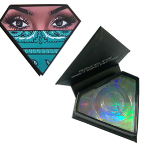 Luxury Customized Logo Diamond Shape Packing Case